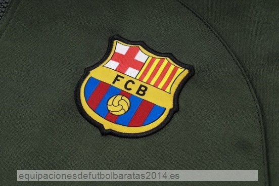 Nuevo Chaqueta Con Capucha Barcelona 23/24 Verde Marino Baratas